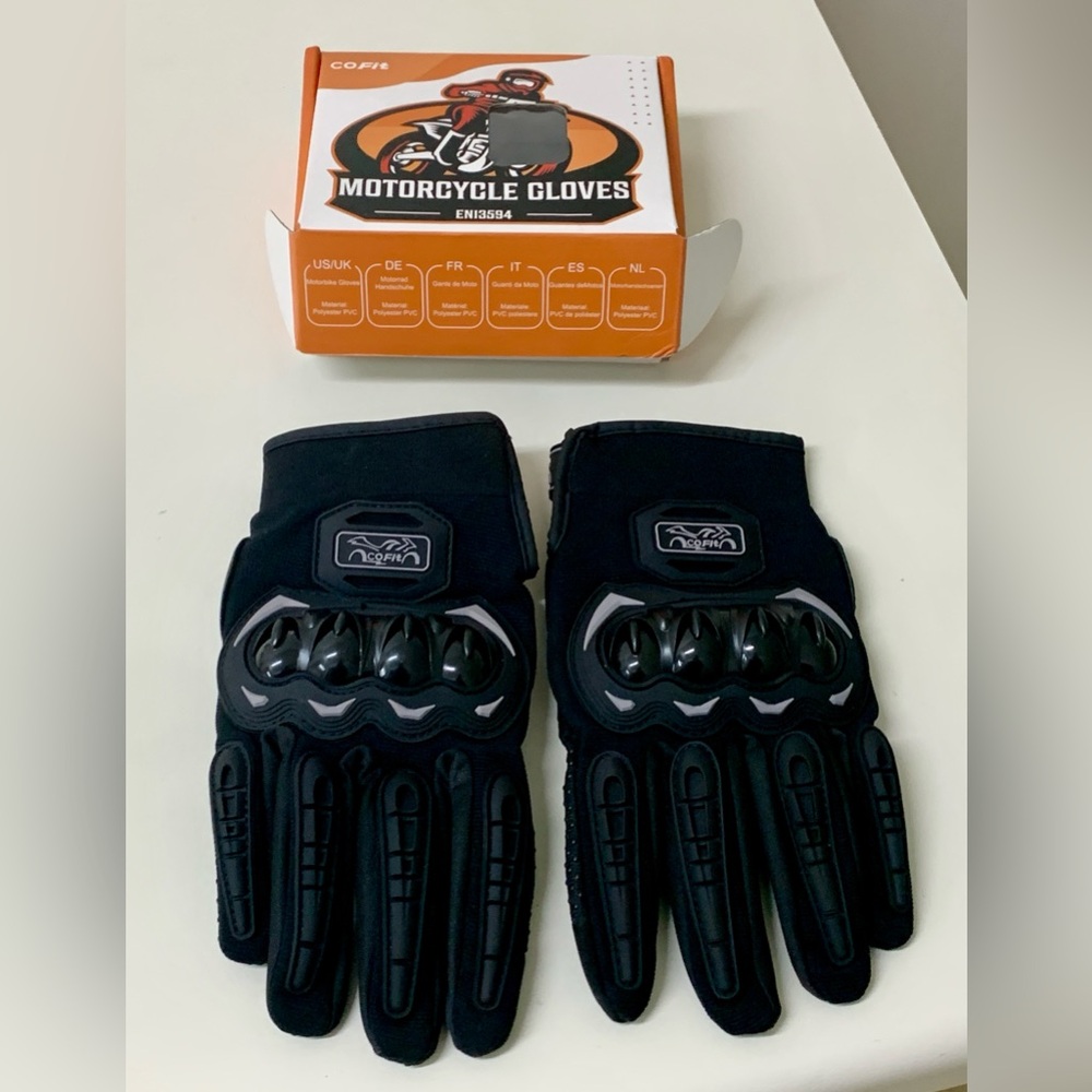 Men's XL Moto Dirt Bike Knuckle Protection Gloves